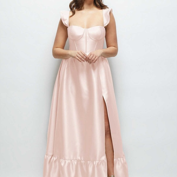 Elegant Pink Evening Gown